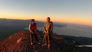 Beautiful Sunrise while climbing Osorno Volcano [upl. by Aikimat912]