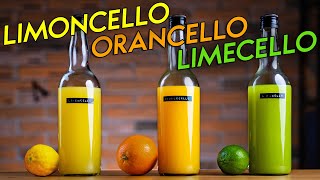 Never Buy LIMONCELLO Again  Try These 3 Homemade Versions [upl. by Ahsaela]