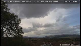 28 September 2024  Lochgelly WeatherCam Timelapse [upl. by Terpstra]