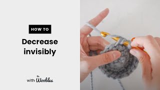 How to decrease invisibly dec in amigurumi [upl. by Neehsuan]