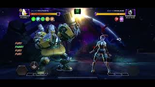 MCoC HTD vs Domino on node 40 provocateur high energy diet burden of might [upl. by Ttenaj]