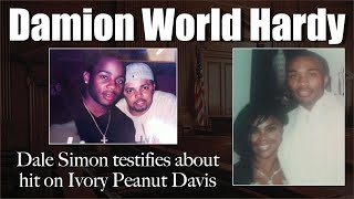 Dale Simon testifies about the Ivory quotPeanutquot Davis hit at CMB Damion World Hardy Trial [upl. by Aneej]