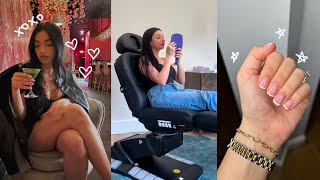 WEEKLY VLOG Valentine’s Weekend Lip Filler Appointment amp Being my own Nail Tech [upl. by Yllop885]