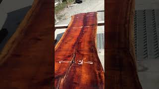 15 Black Acacia thelumberbaron realgoodwood salvaged liveedge woodworking slabs tabletops [upl. by Lyrac]