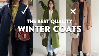 THE BEST WOOL COATS FOR WINTER Comparing 7 Different Styles [upl. by Samford]