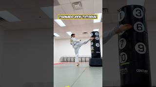 Tornado Kick Tutorial shorts martialarts [upl. by Figueroa]