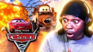 FIRST TIME WATCHING CARS 2 [upl. by Ayle]