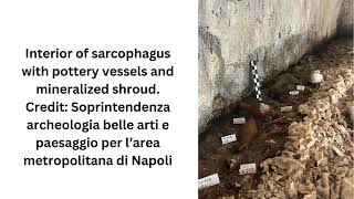 2000yearold sarcophagus opened Wellpreserved burial found in Tomb of Cerberus [upl. by Ajnos]