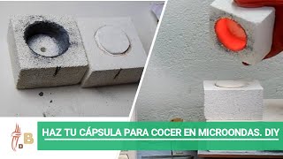 HAZ TU CÁPSULA PARA COCER EN MICROONDAS😁DIVIÉRTETE con la CERÁMICA en tu casa CUECE SIN HORNO💥 [upl. by Anitteb]