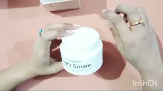 Night cream The Health Healer Night cream reviewsBest cream for brightnessacneand clean skin [upl. by Yoj]