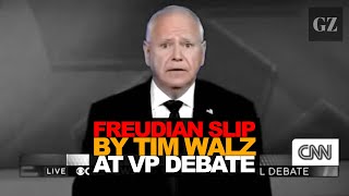 Tim Walz calls for Israels expansion during debate [upl. by Arikal]