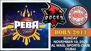 PEBA Juniors 2011  vs Parkers  Al Wasl Sports Club Dubai  Sunday November 10 2024 [upl. by Christal]