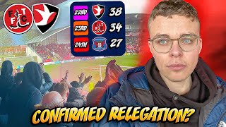 CONFIRMED RELEGATION FLEETWOOD VS CHELTENHAM VLOG [upl. by Ardnassela]