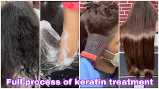 Full details process of keratin treatmenttutorialstep by step LuxlissGlobal keratinCadiveu [upl. by Rezzani]