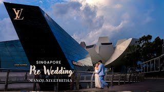 Singapore Pre Wedding  Manoj amp Nivethitha  Click Factory Photography [upl. by Karub]