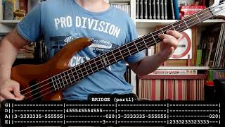 PLATERO Y TU  El roce de tu cuerpo bass cover w Tabs full HD [upl. by Nylrehs]