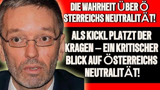 Als Kickl platzt der Kragen – Ein kritischer Blick auf Österreichs Neutralität [upl. by Enilaf372]