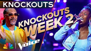 Dazzling Performances from the Second Week of Knockouts  The Voice  NBC [upl. by Georgianna]