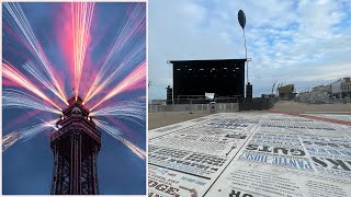 The Stage is set for the Blackpool Illuminations Switch On [upl. by Ainekahs]