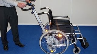 SMax Sella Stairclimber Adaptable for most Wheelchairs Manual Handling Solutions [upl. by Seyler237]