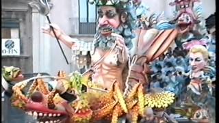 Carnevale Acireale 1991  quotAragosta a colazionequot di Cantiere Coco [upl. by Halbeib]