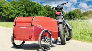 Fahrradanhänger CROOZER CARGO TUURE im Test  Besser als ein Lastenrad [upl. by Eluk]