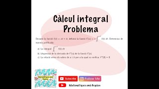 Càlcul integral  Problema 1 [upl. by Erdua]