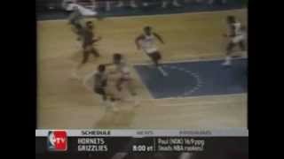 Wilt Chamberlain bumps 225 lb Oscar Robertson off court [upl. by Kcirdor]