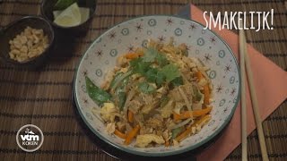 Dagen zonder Vlees pad thai  VTM Koken [upl. by Rosner]