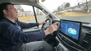 2023 Ford ETransit  Test Drive and Interior Review  Fully Electric Commercial Van [upl. by Rodoeht148]