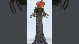 Animated LightUp Talking Jabberin Jack Pumpkin Decoration 9in x 11in3 [upl. by Assiar]