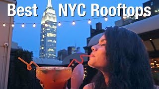 10 BEST Rooftop Bars in New York NYC Nightlife Guide 🍹From A Local [upl. by Dekeles]