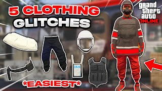 GTA 5 TOP 5 EASIEST CLOTHING GLITCHES 168 GTA 5 ONLINE MODDED OUTFIT GLITCHES XBOXPS4PS5PC [upl. by Olaf]