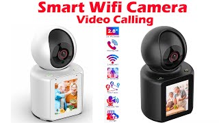 Video Calling Smart Wifi Camera with 28 Inch IPS Screen FHD 1080P OneKey Call IP Camera Twoway [upl. by Asilad]