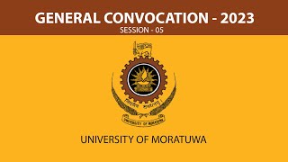 GENERAL CONVOCATION  2023 Session V [upl. by Delacourt]