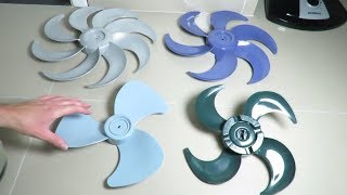 Ventilador Qual é o Melhor O que tem Hélice com 8 pás 6 pás 4 pás ou 3 pás [upl. by Cock]