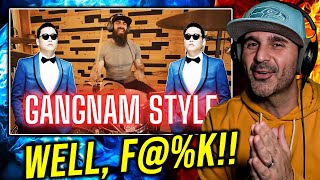 Reaction amp Analysis  EL ESTEPARIO SIBERIANO Gangnam Style  Drum Cover 💥 [upl. by Aiciruam]