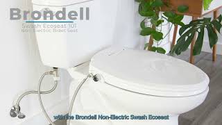 Brondell ECOSEAT S101 NONELECTRIC BIDET SEAT [upl. by Perice105]