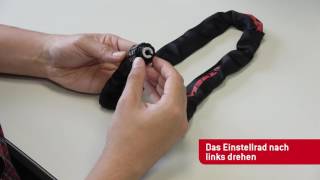 TRELOCK Kabel und Kettenschlösser – Einstellen des persönlichen Codes [upl. by Erminia]