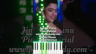 Jimikki Ponnu Piano Tutorial piano rashmikamandanna trending Varisu  Thalapathy Vijay [upl. by Tisdale392]