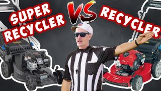 Toro Recycler Vs Super Recycler  2 BEST walk behind mowers EVER [upl. by Iaria]