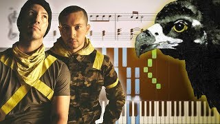 SMITHEREENS Twenty One Pilots  Piano Tutorial  SHEETS [upl. by Eichman]