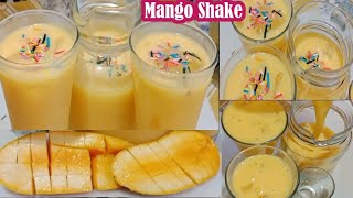 Mango shake Recipe  Drink Milk Shake Mango Juice Recipe By AfzalJamila [upl. by Belita441]