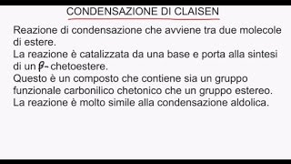 CORSO DI CHIMICA ORGANICA  LEZIONE 58 DI 61  DERIVATI DEGLI ACIDI CARBOSSILICI E REAZIONI [upl. by Mcnully550]