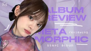 ALBUM REVIEW 🌷 reviewing STAYC’s metamorphic album — in my opinion [upl. by Greenwood]