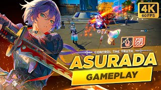 Tower of Fantasy Asurada SSR Gameplay 4K Showcase [upl. by Trudnak]