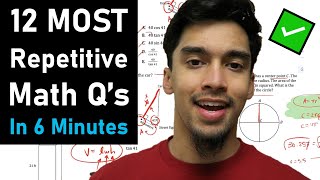 The 12 Most Repetitive ACT® Math Question Types you can easily get right every time in 6 minutes [upl. by Nailimixam]