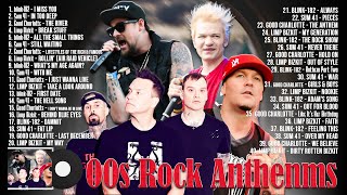 Blink182 Sum41 GoodCharlotteLimpBizkit  Best Rock Hits of the 2000s Playlist [upl. by Ahcsatan]