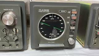 Clarion cassette deck ビルトイン型コンポMD8000A MT9000A MA4000A stereo auto tuner [upl. by Machutte965]