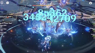 NEW Spiral Abyss 47 Speedrun Ayaka Freeze amp Neuvillette BurgeonVape  Floor 12  Genshin Impact [upl. by Euqirdor]